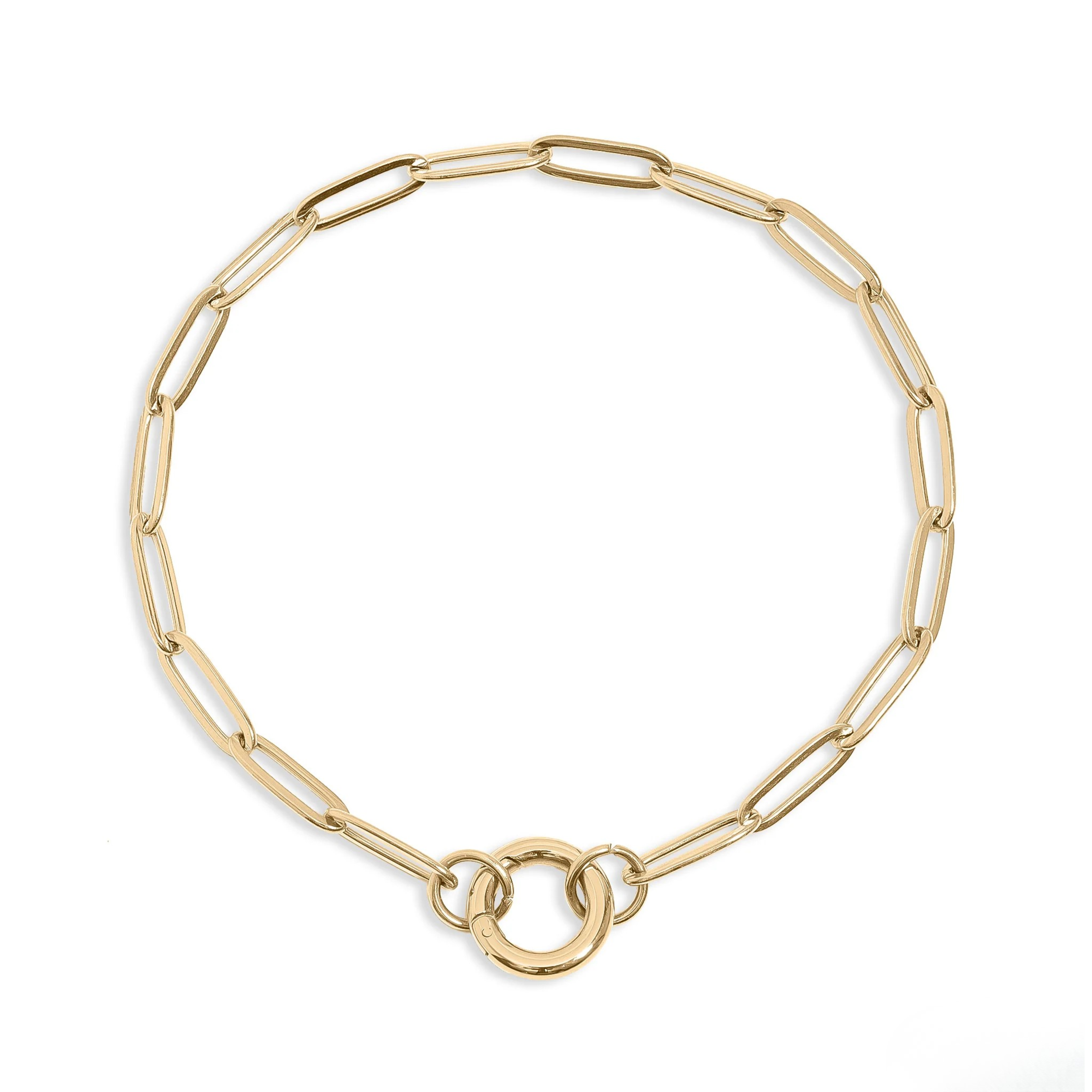 Charm Keeper Paperclip Bracelet