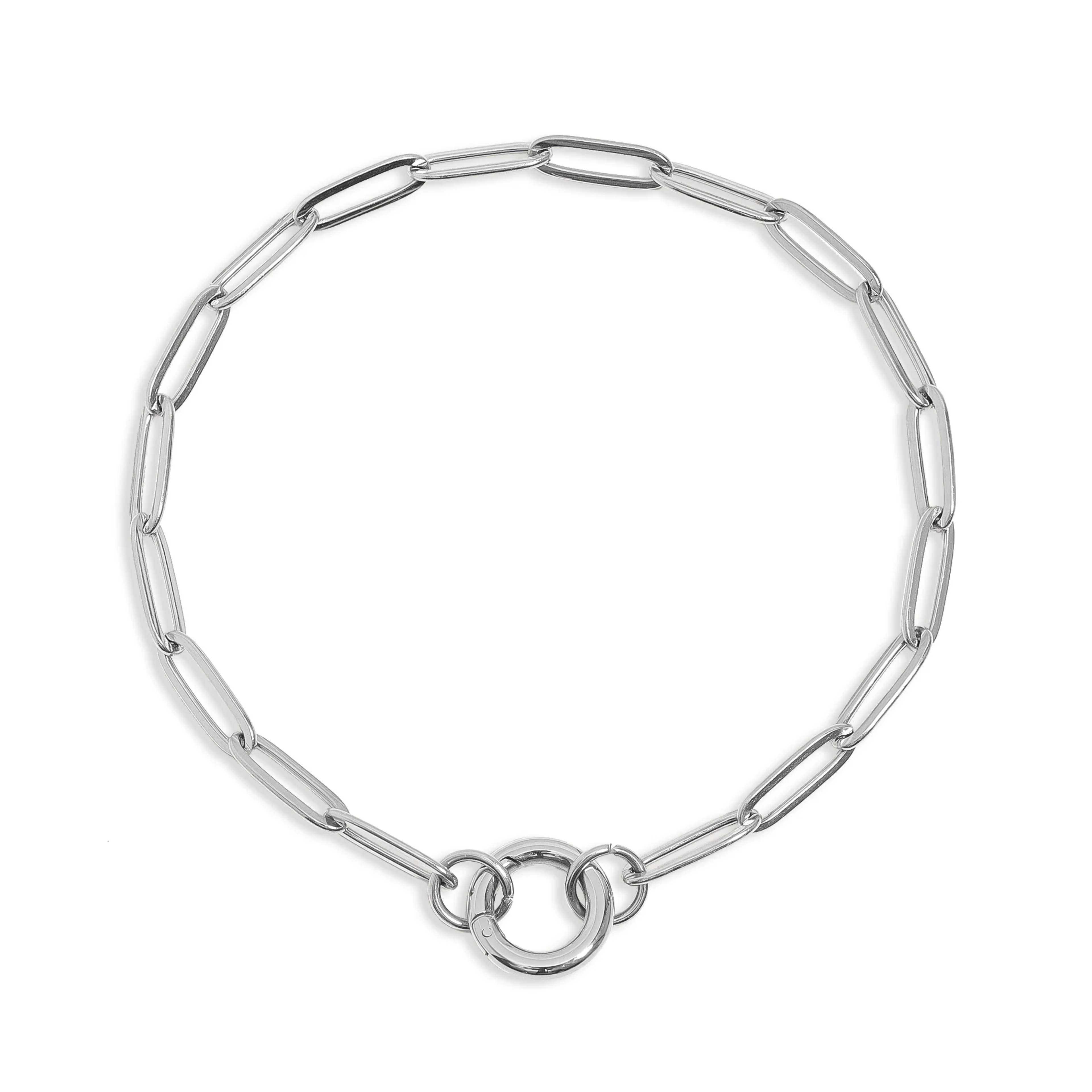 Charm Keeper Paperclip Bracelet