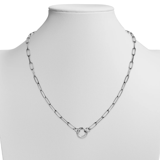 Charm Keeper Paperclip Necklace